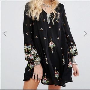 Free People - Oxford Embroidered Mini Dress